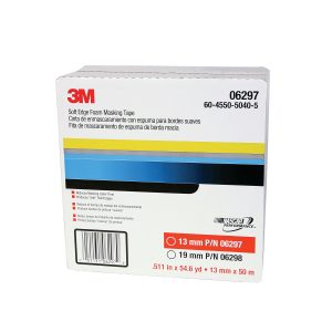 06297 Soft Edge Masking Tape, 50 m L x 13 mm W