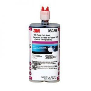 08239 Plastic Part Repair, 200 mL Cartridge, Paste, Black, 1 to 1.2, 50 sec Application